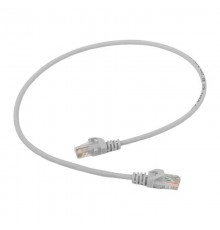 Патч-корд TERACOM PRO Cat.5E неэкранированный UTP оболочка PVC серый (0,5м)  TRP-5EUTP-PVC-05M-GY  EKF