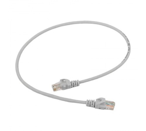 Патч-корд TERACOM PRO Cat.5E неэкранированный UTP оболочка PVC серый (0,5м)  TRP-5EUTP-PVC-05M-GY  EKF