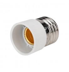 Переходник цокольный E27-E14 белый  11-8813  REXANT