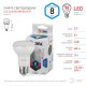Лампа светодиодная LED 8Вт Е27 4000К СТАНДАРТ smd R63-8w-840-E27  Б0028490  ЭРА