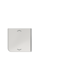 клавиша с символом для 3 и 4-клавишного пульта KNX, светло-серая, для серии CD ( нижняя левая; верхняя правая  и нижняя левая)  CD404TSAPLG23  Jung