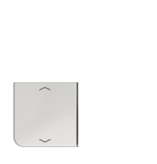 клавиша с символом для 3 и 4-клавишного пульта KNX, светло-серая, для серии CD ( нижняя левая; верхняя правая  и нижняя левая)  CD404TSAPLG23  Jung