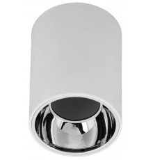 Светильник точечный  4111 накл. потолочн. GU10 белый/хром пласт.  LT-UPB0-4111-GU10-1-K23  IEK