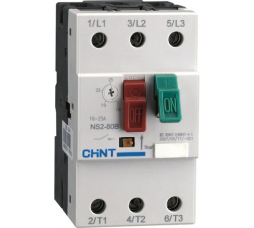 Выключатель автоматический защиты двигателя NS2-80B 16A-25A (R)  495086  CHINT