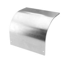 Крышка на угол вертикальный внешний 90 градусов 50х500, 2,0 мм, алюминий  AKSOH550K  DKC