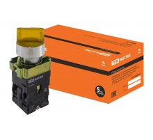 Переключатель BK 2565 2 положения желтый 1з+1р   SQ0703-0016  TDM