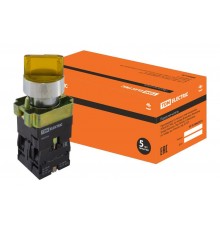 Переключатель BK 2565 2 положения желтый 1з+1р   SQ0703-0016  TDM