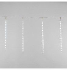 Гирлянда "Тающие сосульки" светодиодная, 8шт х 50см, шаг 40см, 24 В (с трансформатором) белые светодиоды  256-313-6  NEON-NIGHT