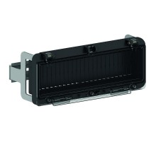 Окно 12 модулей черное с дин-рейкой I 580144-Bals I Bals