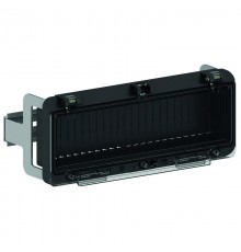 Окно 12 модулей черное с дин-рейкой I 580144-Bals I Bals