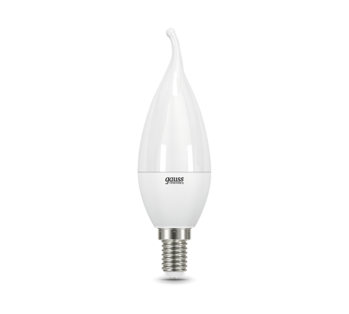 Лампа светодиодная LED 8Вт E14 220В 2700К Elementary свеча на ветру  34118  Gauss