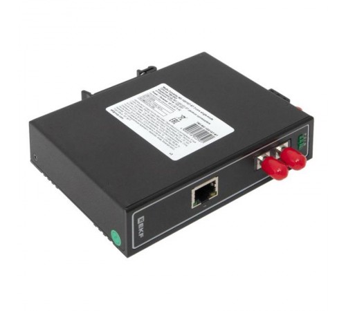 Медиаконвертер 10/100/1000Base-TX в 1000Base-X, разъем ST, двойное одномодовое оптоволокно, 1310нм TSX TSX-MC-1GX1GT-STEKF