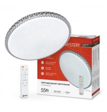 Светильник светодиодный COMFORT MYSTERY 55Вт 230В 3000-6500K 4400Лм 400x70мм с пультом ДУ  4690612034904  IN HOME