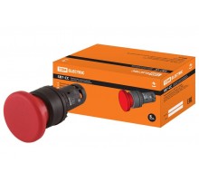 Кнопка грибовидная SB7-CC45 d35мм 1з+1р красная  SQ0746-0047  TDM