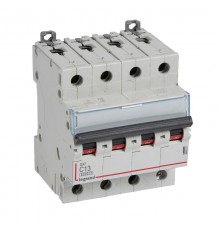 Выключатель автоматический четырехполюсный DX3 6000 13А C 10кА  407927  Legrand