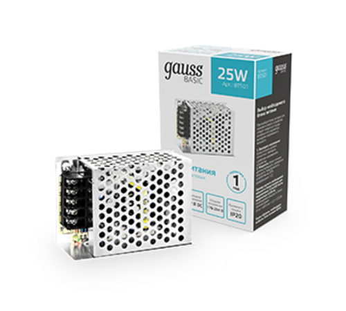 Блок питания Basic 12V 25W IP20 1/140  BT501  Gauss