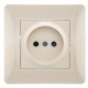 Ugra Розетка 1-ой б/з с з/ш, СУ , 16А, 250В, беж  С11Р2-003  GUSI Electric