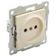 Ugra Розетка 1-ой б/з с з/ш, СУ , 16А, 250В, беж  С11Р2-003  GUSI Electric