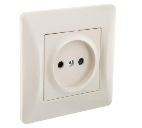 Ugra Розетка 1-ой б/з с з/ш, СУ , 16А, 250В, беж  С11Р2-003  GUSI Electric