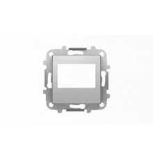 Накладка для механизма цифрового FM-радио арт.9368 и/или механизма (блока) ДУ арт.9368.2, серия SKY, цвет нержавеющая сталь2CLA856800A1401 ABB