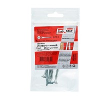 Саморез ШУц 5,0х70 пот. гол. (6 шт) - пакет ( 0,036 кг)  102450  Tech-KREP