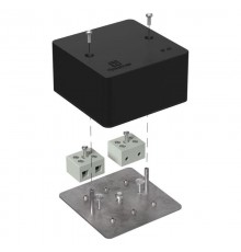 Коробка огнестойкая для кабель-канала 40-0460-FR10.0-4 Е15-Е120 RAL9005 85х85х45 (44 шт/кор) черная  40-0460-9005-FR10.0-4  Промрукав