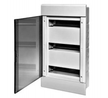 Щиток тусо с/п на 36 мод. с двер. 547х299х103мм (серый с прозрачной дверцей)  68136СП  Рувинил