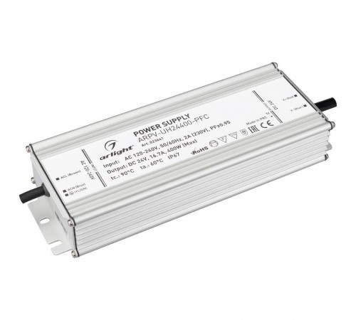 Блок питания ARPV-UH24400-PFC (24V, 16.7A, 400W)  023641  Arlight