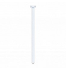 Ножка металл.круглая, нерегулир, D30х700мм, белая - накл.   151248  Tech-KREP