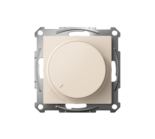 AtlasDesign Бежевый Светорегулятор (диммер) поворотно-нажимной LED RC 400Вт механизм  ATN000223  SE