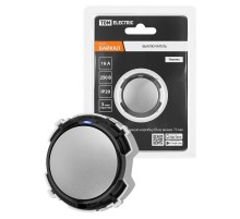 Выключатель 1-кл. 16А 250В кнопочный механизм платина, "Байкал"   SQ1819-0322  TDM