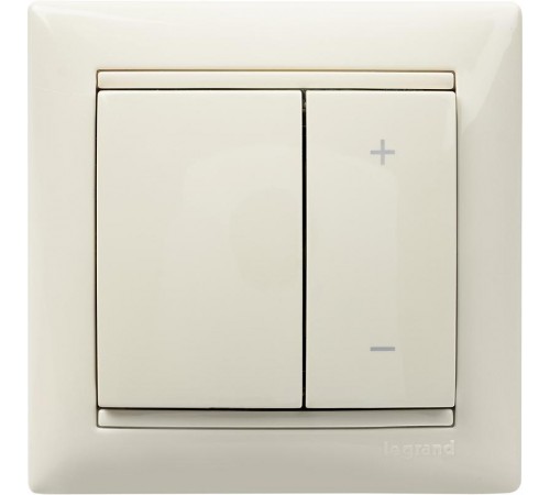 Valena Сл. кость Светорегулятор нажимной 40-600W для л/н и обмоточных т-ров  774174  Legrand