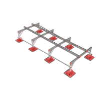 Опорная конструкция для установки оборудования TECHNORAPTOR LIGHTFOOT 1200х3000 тип 3  KM-TR-LTF-SSEI-1200-3000-3  КМ - профиль