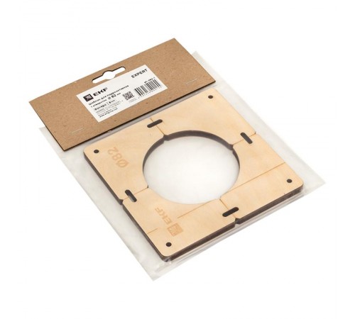 Шаблон для подрозетников c 1 отв. диам. 82 мм EKF Expert  sh-d82-1  EKF