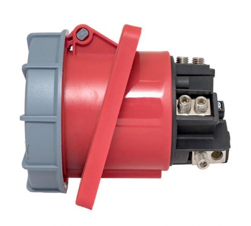 Розетка стационарная внутренняя угловая 4442 3Р+РЕ 125А 380В IP67 EKF PROxima  ps-4442-125-380  EKF