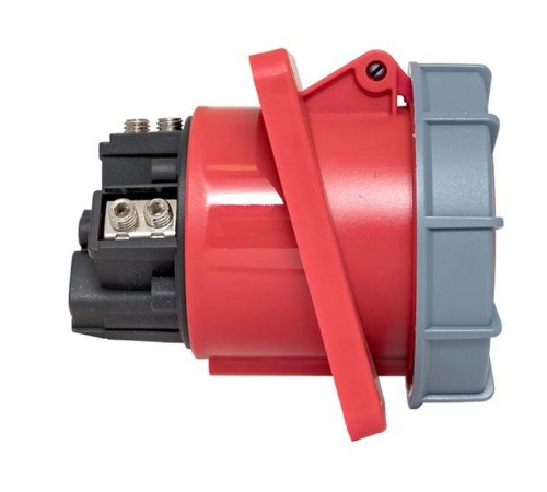 Розетка стационарная внутренняя угловая 4442 3Р+РЕ 125А 380В IP67 EKF PROxima  ps-4442-125-380  EKF