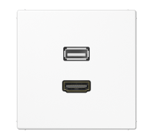 Мультимедиа разъём MALS1163WW Jung