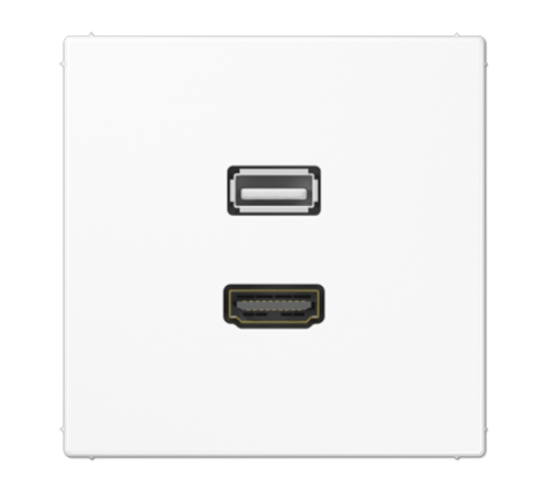 Мультимедиа разъём MALS1163WW Jung