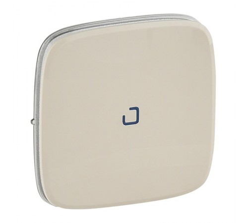 Valena ALLURE Сл.кость Клавиша 1-ая с подсветкой/индикацией (голубая линза в центре)  755086  Legrand