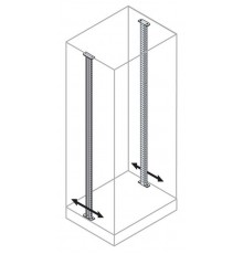 Стойки для фиксации 19 дюймов-рамы или ячеек H=2000мм (2шт)  EM2004  ABB