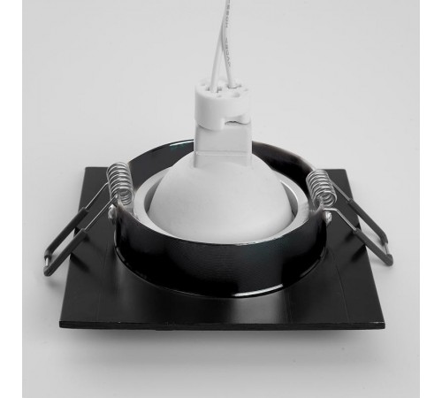 Светильник карданный встраиваемый под лампу MR16 G5.3, черный DL2801  40526  FERON