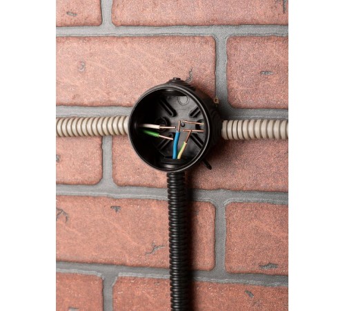 Коробка распределительная КМР-040-038 с крышкой (65х40) 4 мембр. Ввода чёрная IP54  plc-kmr-040-038-b  EKF