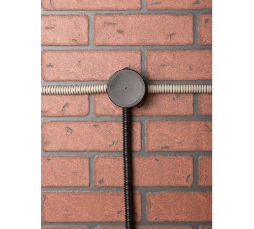 Коробка распределительная КМР-040-038 с крышкой (65х40) 4 мембр. Ввода чёрная IP54  plc-kmr-040-038-b  EKF