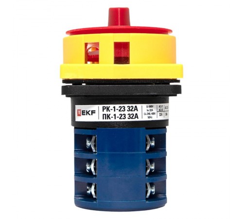 Переключатель кулачковый ПК-1-23 32А 3P "1-0-2" с блокировкой IP65  PROxima pk-1-23-32-a65 EKF