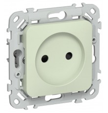 FLITE Розетка без заземления со шторками 10А РСш01-0-ФлП панг  FI-R13-10-K92  IEK