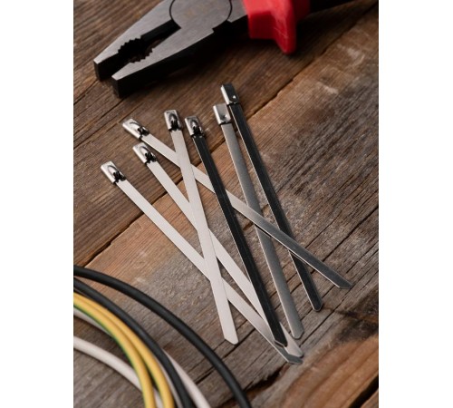 Хомут AISI 316 из нержавеющей стали, 4.6x125 (100 шт.) FlexLock PROximaplc-fl-tss-316-4.6x125EKF