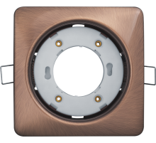 Светильник встраиваемый под лампу GX53 NGX 93 024 NGX-S2-006-GX53 (Квадрат черненая медь)  93024  Navigator