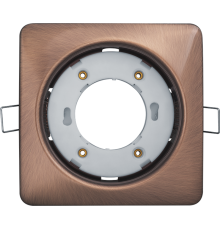 Светильник встраиваемый под лампу GX53 NGX 93 024 NGX-S2-006-GX53 (Квадрат черненая медь)  93024  Navigator