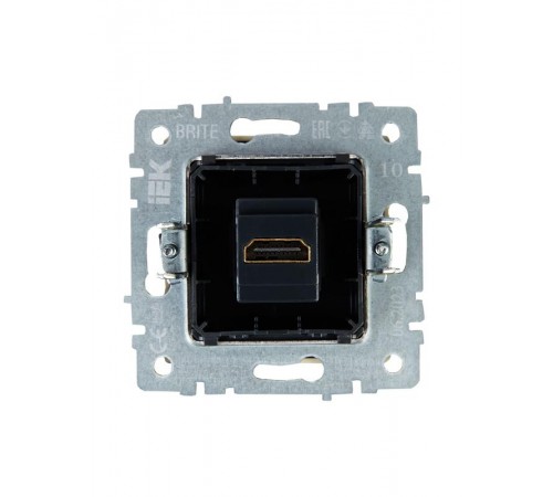BRITE Розетка HDMI РHDMI-0-БрКр бежевый   BR-H10-K10  IEK
