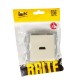 BRITE Розетка HDMI РHDMI-0-БрКр бежевый   BR-H10-K10  IEK